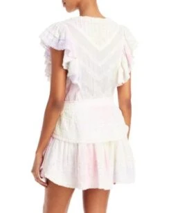Gwen Ruffled Sleeve Tie Dye Mini Dress - LoveShackFancy 14 Gwen Ruffled Sleeve Tie Dye Mini Dress - LoveShackFancy -LoveShackFancy Shop 11676373 fpx