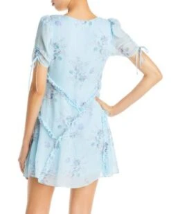 Posh Floral Print Ruffle Detail Dress - LoveShackFancy -LoveShackFancy Shop 12659626 fpx