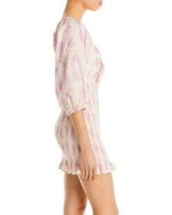 Kyndra Printed Cotton Cut Out Dress - LoveShackFancy -LoveShackFancy Shop 12659651 fpx