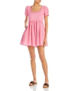 Raleigh Cotton Mini Dress - LoveShackFancy -LoveShackFancy Shop 12677608 fpx