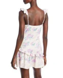 Divina Floral Print Mini Dress - LoveShackFancy -LoveShackFancy Shop 12726911 fpx