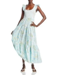 Cotton Chessie Floral Maxi Dress - LoveShackFancy