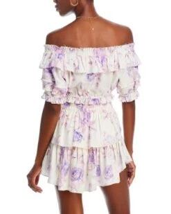 Audrille Off The Shoulder Crop Top - LoveShackFancy 9 Audrille Off The Shoulder Crop Top - LoveShackFancy -LoveShackFancy Shop 12870666 fpx