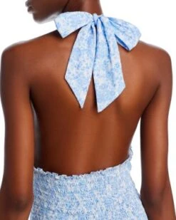 Luisetta Cotton Halter Dress - LoveShackFancy -LoveShackFancy Shop 12870680 fpx