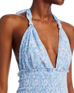 Luisetta Cotton Halter Dress - LoveShackFancy -LoveShackFancy Shop 12870682 fpx