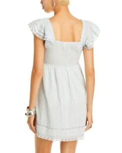 Athalia Smocked Clip Dot Mini Dress - LoveShackFancy -LoveShackFancy Shop 12888358 fpx