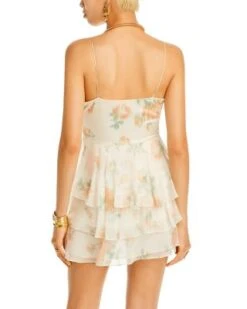 Poise Silk Tiered Mini Dress - LoveShackFancy -LoveShackFancy Shop 12888375 fpx