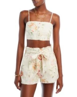 Emmalou Crop Top - LoveShackFancy