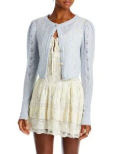 Birch Wool & Cashmere Cardigan - LoveShackFancy