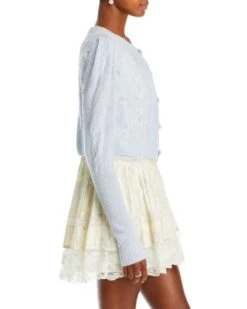 Birch Wool & Cashmere Cardigan - LoveShackFancy -LoveShackFancy Shop 13006904 fpx