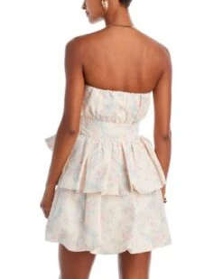 Gallant Strapless Mini Dress - LoveShackFancy -LoveShackFancy Shop 13007884 fpx