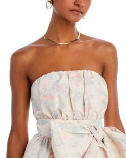 Gallant Strapless Mini Dress - LoveShackFancy -LoveShackFancy Shop 13007886 fpx