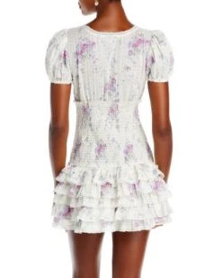 Radia Cotton Floral Ruffle Skirt Mini Dress - LoveShackFancy -LoveShackFancy Shop 13007912 fpx