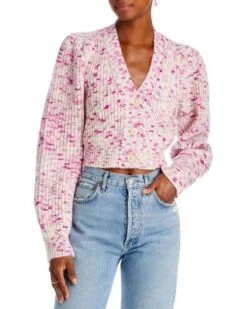 Avignon Cropped Cardigan - LoveShackFancy