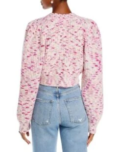Avignon Cropped Cardigan - LoveShackFancy -LoveShackFancy Shop 13007922 fpx