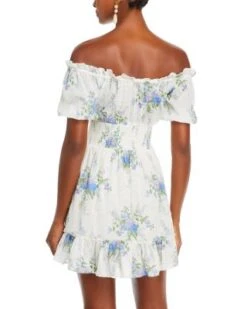 Lai Ruffled Smocked Dress - LoveShackFancy -LoveShackFancy Shop 13056837 fpx