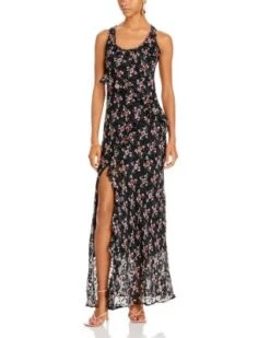 Thisbe Floral Slit Maxi Dress - LoveShackFancy