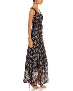 Thisbe Floral Slit Maxi Dress - LoveShackFancy -LoveShackFancy Shop 13084990 fpx