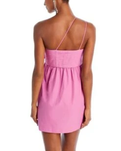 Miro Bow Embellished Mini Dress - LoveShackFancy -LoveShackFancy Shop 13130331 fpx