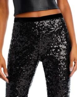 Journee Sequin Pants - LoveShackFancy -LoveShackFancy Shop 13130347 fpx