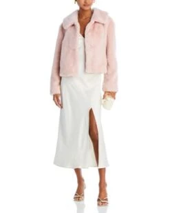 Milos Faux Fur Jacket - LoveShackFancy -LoveShackFancy Shop 13131909 fpx