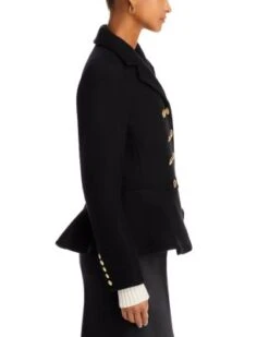 Morrow Wool Blend Peplum Blazer - LoveShackFancy -LoveShackFancy Shop 13158452 fpx