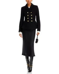 Morrow Wool Blend Peplum Blazer - LoveShackFancy -LoveShackFancy Shop 13158454 fpx