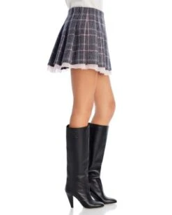 Rooney Check Mini Skirt - LoveShackFancy -LoveShackFancy Shop 13204777 fpx