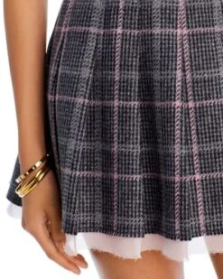 Rooney Check Mini Skirt - LoveShackFancy -LoveShackFancy Shop 13204779 fpx