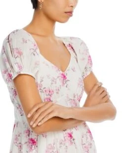 Angie Cotton Floral Midi Dress - LoveShackFancy -LoveShackFancy Shop 13251748 fpx