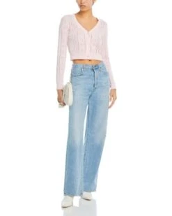 Petra Pointelle Cropped Cardigan - LoveShackFancy -LoveShackFancy Shop 13251951 fpx