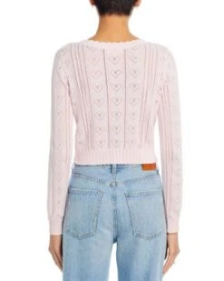 Petra Pointelle Cropped Cardigan - LoveShackFancy -LoveShackFancy Shop 13251953 fpx
