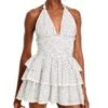 Deanna Smocked Halter Mini Dress - LoveShackFancy -LoveShackFancy Shop 13260516 fpx