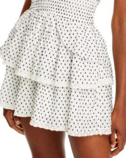 Deanna Smocked Halter Mini Dress - LoveShackFancy -LoveShackFancy Shop 13260522 fpx