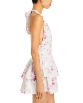 Deanna Floral Print Cotton Halter Dress - LoveShackFancy 6 Deanna Floral Print Cotton Halter Dress - LoveShackFancy - Image 4