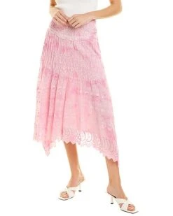 LoveShackFancy Westminster Fancy Cassia Skirt Women