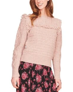 LoveShackFancy Furry Yarn Kingston Pullover Women