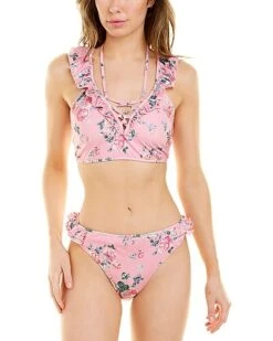 LoveShackFancy Frost Bikini Scoop Neck Set Women