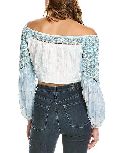LoveShackFancy Perris Crop Top Women 4 LoveShackFancy Perris Crop Top Women - Image 2