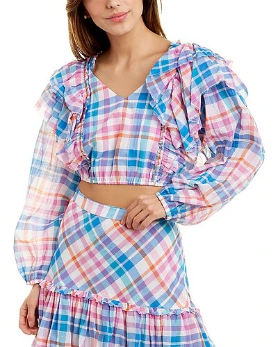 LoveShackFancy Nilo Crop Top Women 3 LoveShackFancy Nilo Crop Top Women