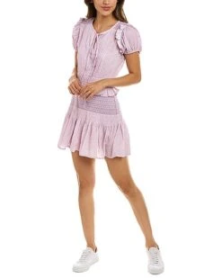 LoveShackFancy Scarborough Printed Toto Mini Dress Women