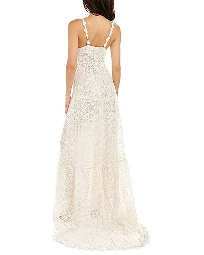 LoveShackFancy Celestia Silk-Lined Gown Women 4 LoveShackFancy Celestia Silk-Lined Gown Women - Image 2