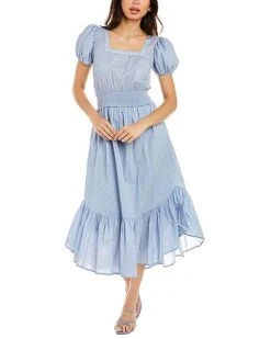 LoveShackFancy Begonia Midi Dress Women