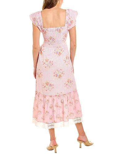 LoveShackFancy Emeka Midi Dress Women 4 LoveShackFancy Emeka Midi Dress Women - Image 2