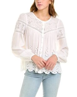 LoveShackFancy Badyn Blouse Women
