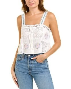 LoveShackFancy Sobia Tank Women