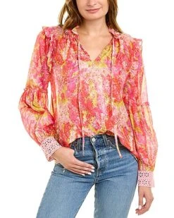 LoveShackFancy Ronalda Blouse Women