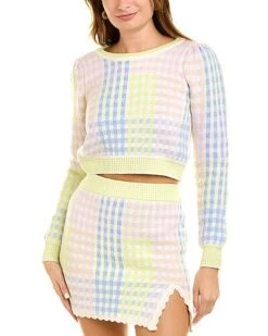 LoveShackFancy Dolana Wool-Blend Sweater Women