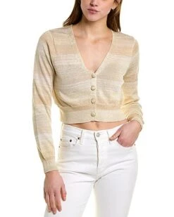 LoveShackFancy Asteria Crop Cardigan Women