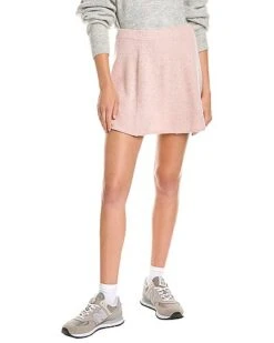 LoveShackFancy Lanchester Cashmere Mini Skirt Women